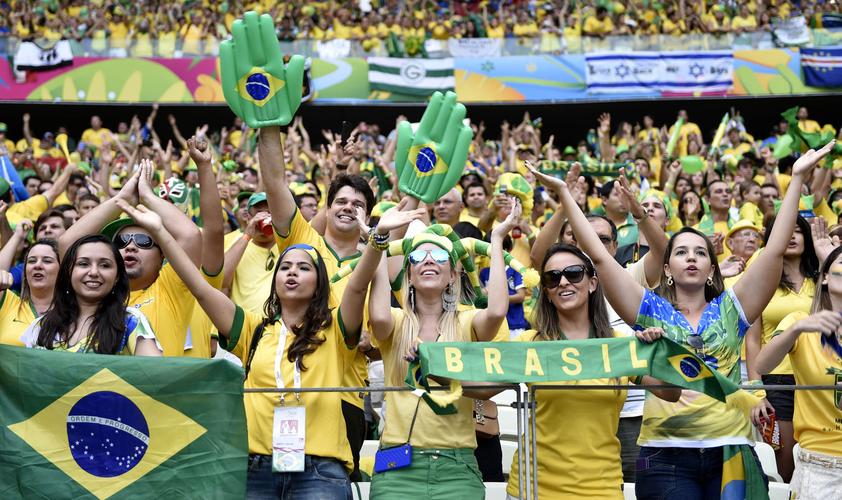 巴西球迷反应