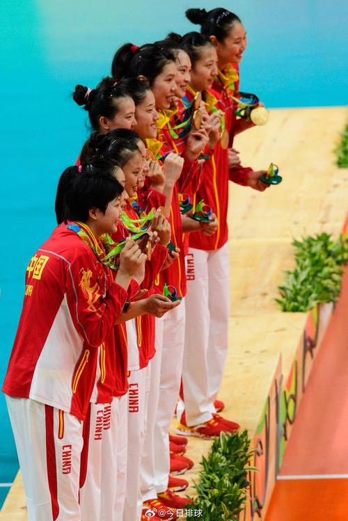 2016年奥运会女排冠军颁奖